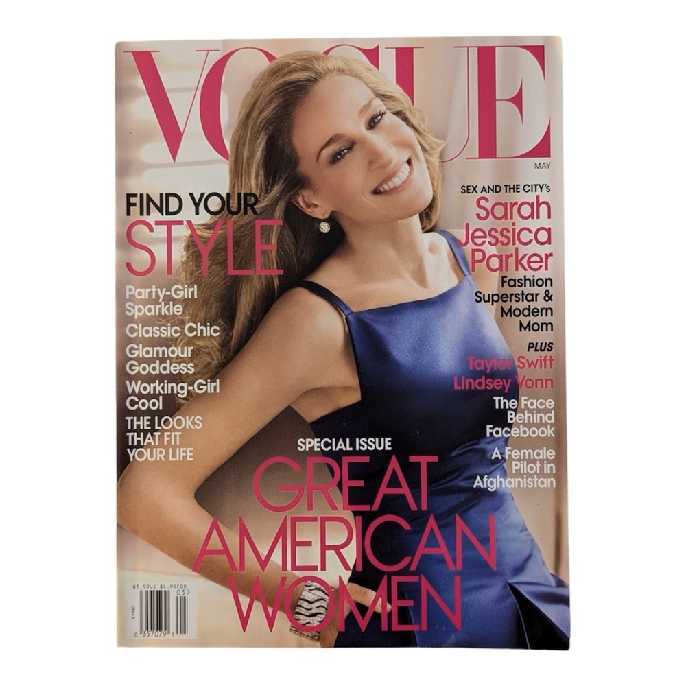 Vogue May 2010 Sarah Jessica Parker Cover Taylor Swift Jason Wu